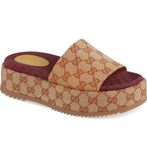 gucci women slipper flats|gucci slippers women price.